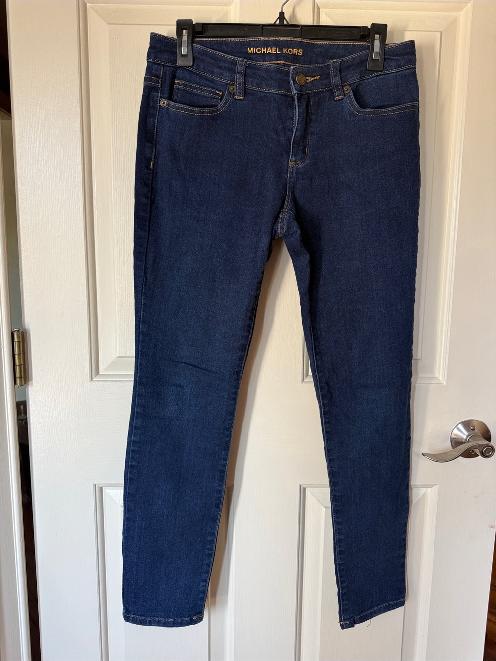Michael Kors stretch denim Dark Wash Skinny Jeans — Women's Slim Fit - Size 4